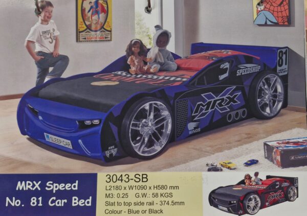 Kids MRX Racing Single Bed Frame